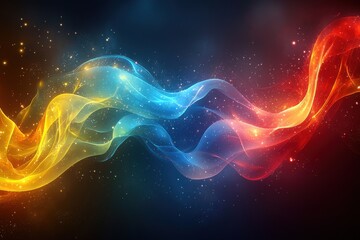 Vibrant abstract wallpaper on a sleek modern smartphone display