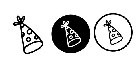 Happy birthday vectors icon set
