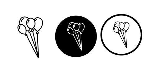 Happy birthday vectors icon set