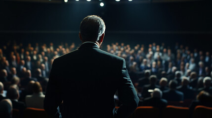 Speaker Addressing Business Audience Circular Economy Conference