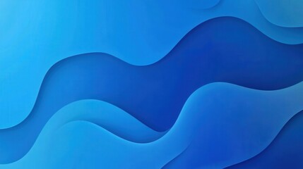 Fototapeta premium Blue gradient smooth background for contemporary design projects.