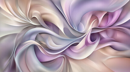 elegant 3D fluid abstract with beautiful colors