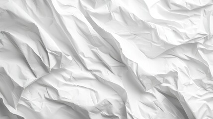Obraz premium White paper texture background with subtle wrinkles and creases.