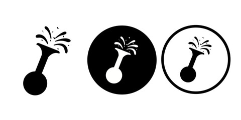 Happy birthday vectors icon set