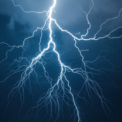Glowing Lightning Electrifies the Night Sky