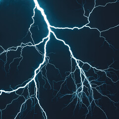 Glowing Lightning Electrifies the Night Sky