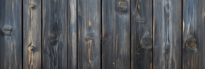 Fototapeta premium Dark Rustic Wood Texture: Wooden Planks Background