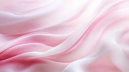 Obraz premium Abstract Pink Fabric Texture Background - Soft and Flowing