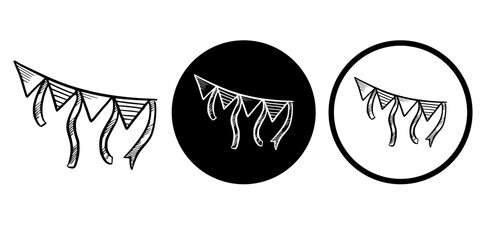 Happy birthday vectors icon set