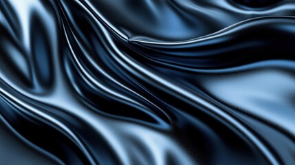 Fototapeta premium Abstract background of luxurious cloth or liquid wave with wavy folds for an elegant look.