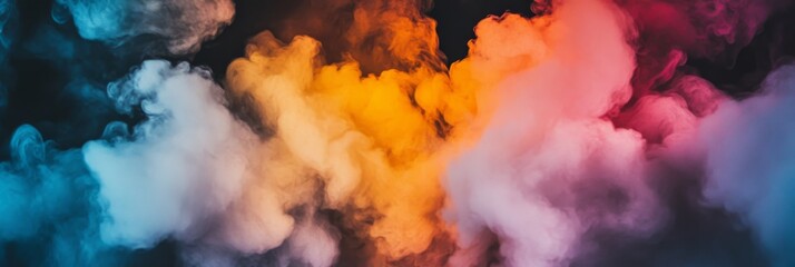 Abstract Colorful Smoke Art Photography