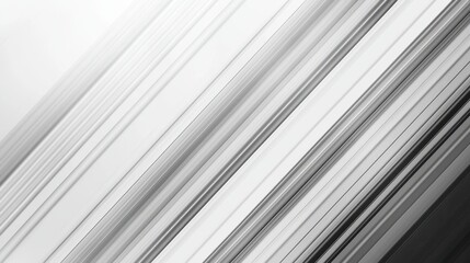 Fototapeta premium White and silver gradient background with light gray and black tones, featuring sleek diagonal lines.