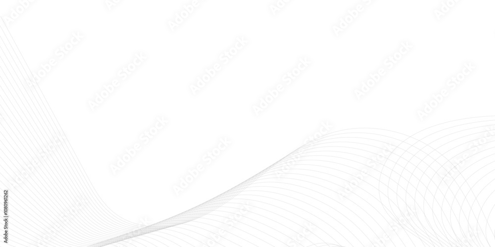 Poster abstract grey, white smooth element swoosh speed wave modern stream transparent background. abstract