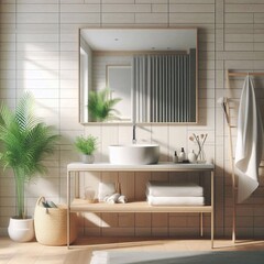 helles Badezimmer
