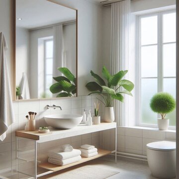 helles Badezimmer