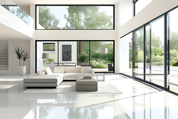 Obraz premium interior of a house side by living room