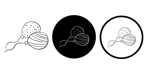 Happy birthday vectors icon set