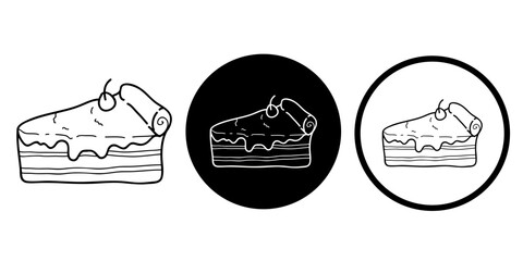 Happy birthday vectors icon set