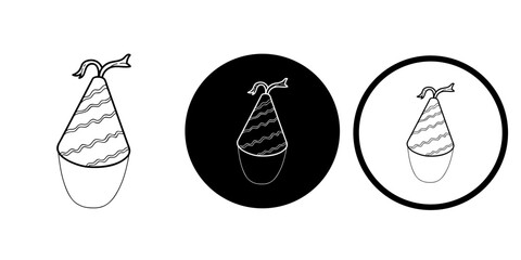 Happy birthday vectors icon set