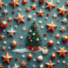 Christmas pattern. Christmas background