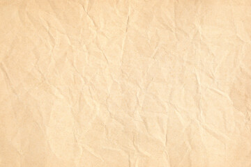 Old crumpled brown paper texture