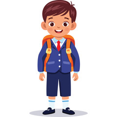 Obraz premium Portrait of a smiling boy