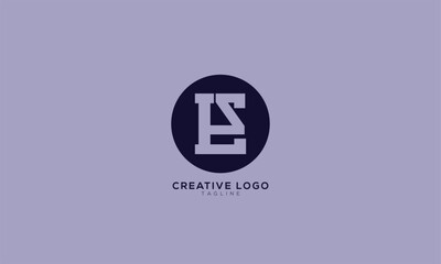 LZ ZL LOZ ZOL Abstract initial monogram letter alphabet logo design