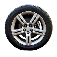 Obraz premium car wheel isolated