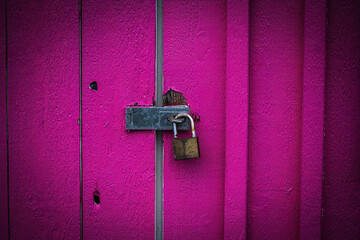 lock on a door