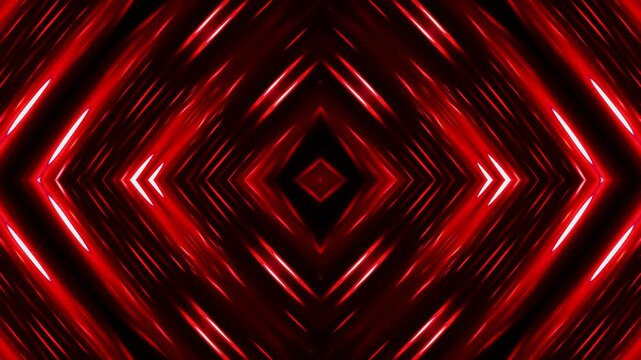 Dynamic red light patterns radiate energy for visual delight