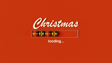 Paper Cut Out Merry Christmas Tree Illustration with colorful Gift Boxes on Green Background. 3d render