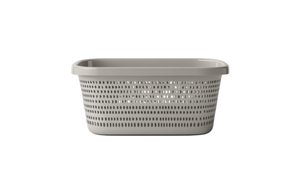 Sleek laundry basket on a transparent background. isolated background.
