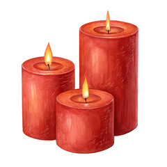 Red candles with heart designs, perfect for creating a warm, Special Moments.