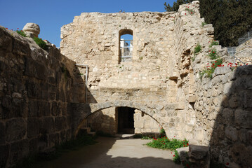 Estanque de Betesda en la ciudad antigua de Jerusalén, Israel