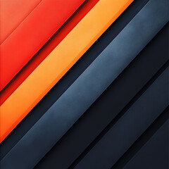 Minimalist Abstract Background with Colorful Diagonal Stripes