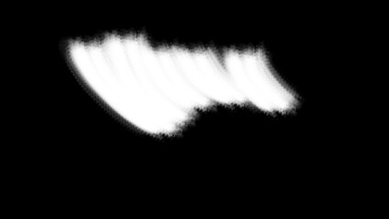 Obraz premium Brushstroke Stork Essence Nature's Stork Flow