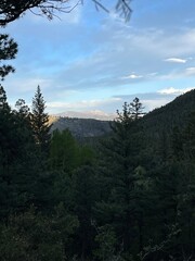 Distant mountains in colorado