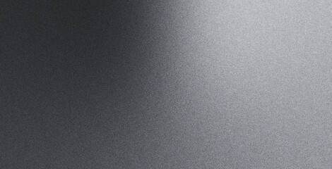 Black white grainy, noise texture and grunge gradient background