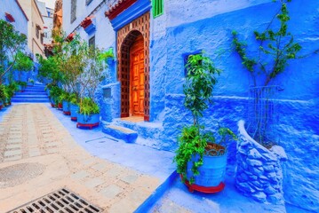 Chefchaouen, connue aussi sous le nom de Blue Pearl, est une ville pittoresque dans les montagnes...