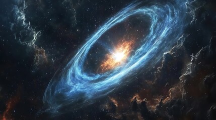 Obraz premium Ultra-Realistic Science and Technology Concept in Astronomy: A Vibrant Exploration of Cosmic Phenomena and Innovations