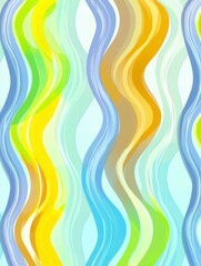 Abstract Colorful Wavy Pattern