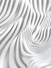 Obraz premium Abstract White Architectural Design