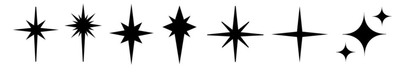 Star icon, christmas stars, black christmas star, black and white, star, shooting star, religious star, star icons, black icons
