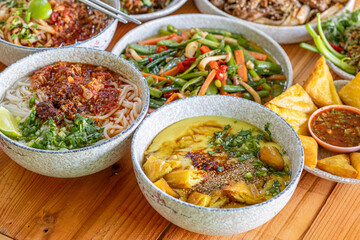 Khao Ram Fuen made from various beans freshly made every day freshly cooked for every dish authentic tofu recipes from Tai Yai Tai Lue Sibsongpanna Yunnan Chinese and Myanmar food ready to serve