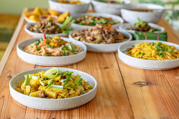 Khao Ram Fuen made from various beans freshly made every day freshly cooked for every dish authentic tofu recipes from Tai Yai Tai Lue Sibsongpanna Yunnan Chinese and Myanmar food ready to serve