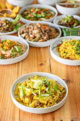 Khao Ram Fuen made from various beans freshly made every day freshly cooked for every dish authentic tofu recipes from Tai Yai Tai Lue Sibsongpanna Yunnan Chinese and Myanmar food ready to serve