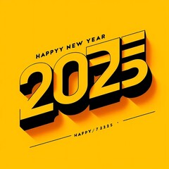 2025 New Year Greeting Card