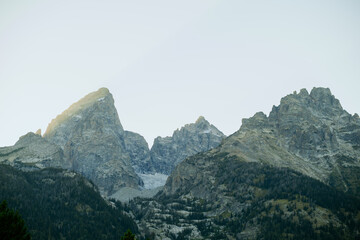 Grand Tetons - Rocky mountain landscape 
