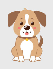 cute dog vector illustration