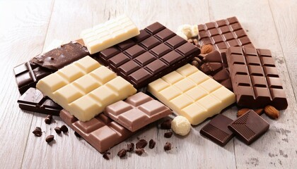 chocolate bar with nuts